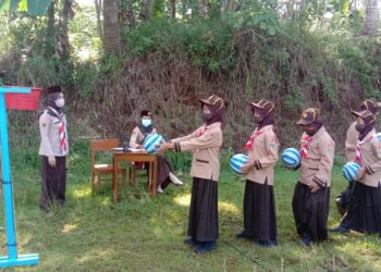 Selenggarakan Pesta Siaga, Kwarran Pagedongan Libatkan Satgas Covid