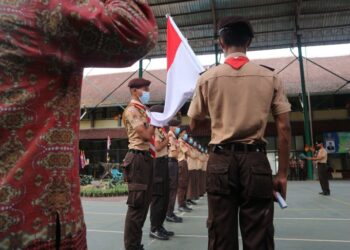 Kwarcab Banjarnegara Lantik 16 Pramuka Penegak Garuda