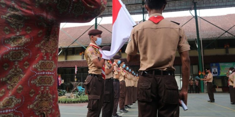 Kwarcab Banjarnegara Lantik 16 Pramuka Penegak Garuda