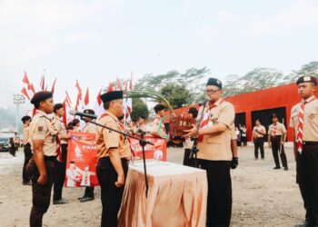 Pramuka Banjarnegara Terima Estafet Tunas Kelapa dari Wonosobo