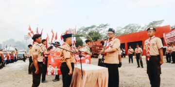 Pramuka Banjarnegara Terima Estafet Tunas Kelapa dari Wonosobo