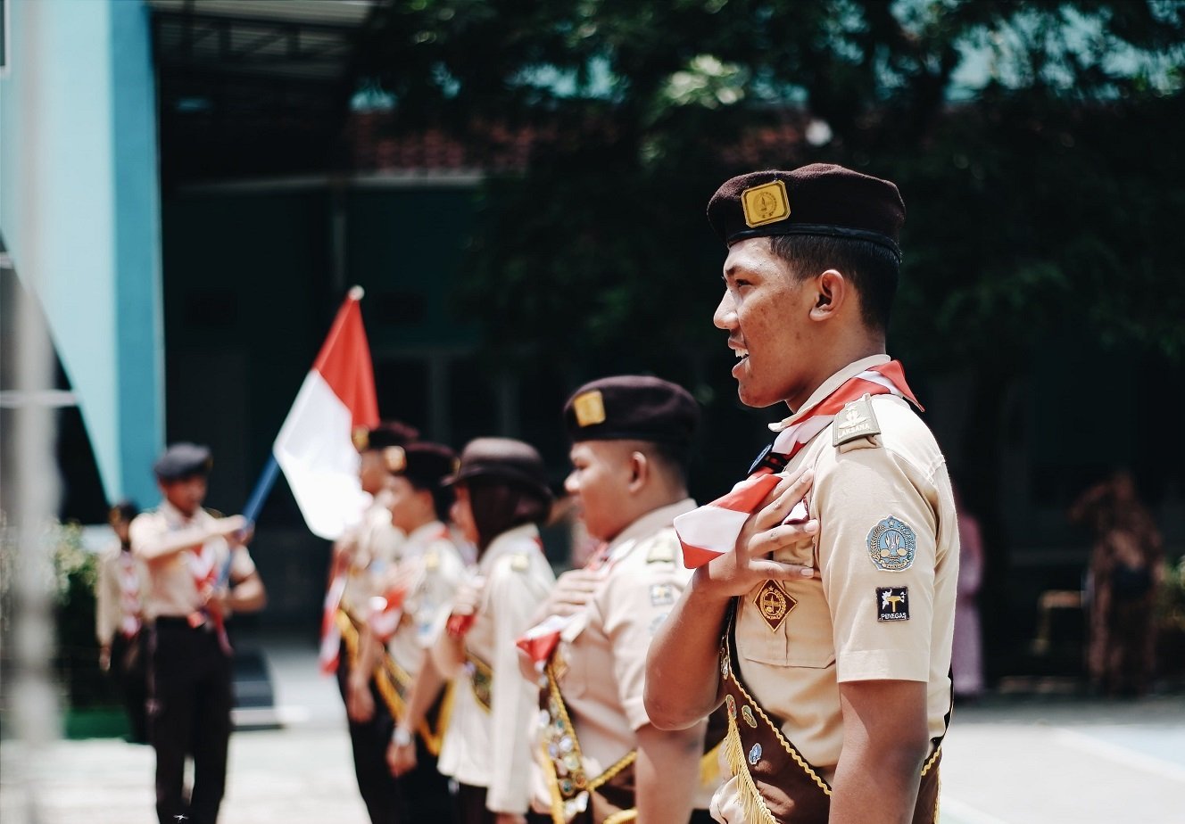 Smk Negeri 1 Bawang Lantik 5 Pramuka Penegak Garuda Pramuka Banjarnegara