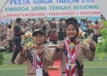 Dua Siaga Asal Banjarnegara Sabet Medali Emas Lomba Pramuka Garuda Berprestasi Tingkat Jawa Tengah