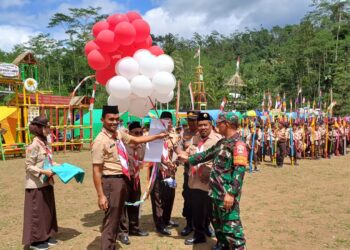 Ratusan Pramuka Penggalang ikuti Jambore Ranting Kwarran Pandanarum