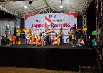 Tari Mutiara Nusantara muncul di Gelaran Panggung Hiburan Jamran Pandanarum