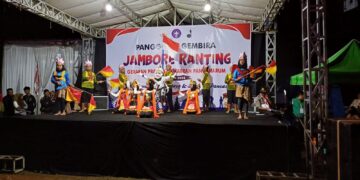 Tari Mutiara Nusantara muncul di Gelaran Panggung Hiburan Jamran Pandanarum