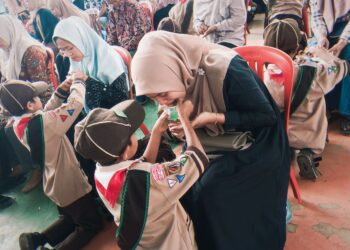 Kwarran Sigaluh Bangkitkan Semangat Garuda : 216 Pramuka Garuda Lahir Mengukir Sejarah di Hari Jadi Banjarnegara