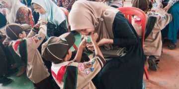 Kwarran Sigaluh Bangkitkan Semangat Garuda : 216 Pramuka Garuda Lahir Mengukir Sejarah di Hari Jadi Banjarnegara