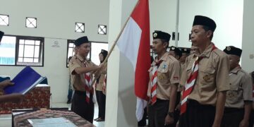 Pengurus Kwarran Pagedongan Resmi Dilantik, Siap Wujudkan Pramuka Lebih Maju