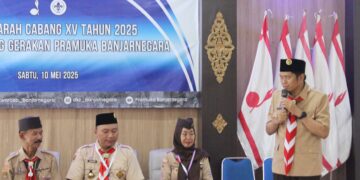 Wakil Bupati Banjarnegara terpilih menjadi Ketua Kwartir Cabang Banjarnegara pada Musyawarah Cabang XV Tahun 2025.