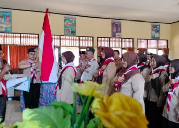 Pengukuhan dan Pelantikan Mabigus dan Pengurus Gugus SMP Negeri 3 Banjarnegara.