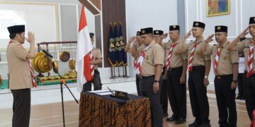 Mabigus Gudep 06-405 dan 06-406 Rutan Kelas IIB Banjarnegara berhasil dilantik.
