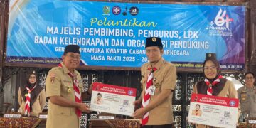 Pelantikan Pengurus Baru Mabicab dan Kwarcab Pramuka Banjarnegara masa bakti 2025 – 2030