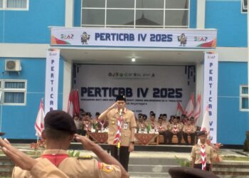 Ketua Kwarcab Banjarnegara membuka Pertijab 4 (Dokumen Pusdatin 2025)