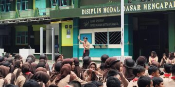 Pramuka SMK Panca Bhakti Banjarnegara berliterasi digital bersama Saka Milenial Banjarnegara
