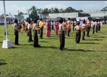 Riuh Semangat Merah Putih: Senam Pramuka Kreatif SMP 1 Wanadadi Menyulut Euforia Kemerdekaan