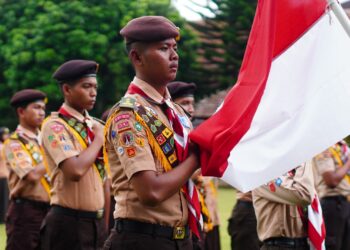 Diiringi Tangis Haru, 27 Pramuka Garuda SMA Negeri 1 Purwareja Klampok Dilantik