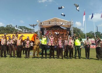 Jamran III dan Raimuna I Purwareja Klampok Resmi Dibuka, Wabup Tekankan Kreativitas Pramuka