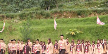 Hangatnya Semangat di Lereng Dieng: 114 Pembina Pramuka dari Batur dan Pejawaran Dilantik Bersama di Banyu Alam