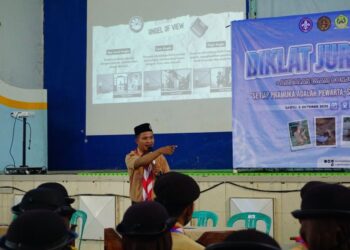 Dongkrak Kemampuan Jurnalistik Anggota Pramuka, Pangkalan SMA Negeri 1 Purwareja Klampok Adakan Diklat Jurnalistik