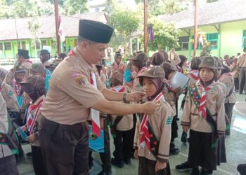 Ratusan Pramuka Garuda Dilantik di Banjarmangu, Menegaskan Garuda Bukan Sekadar Gelar