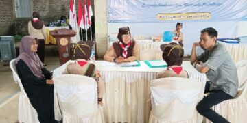 Haru di Mandiraja, 159 Pramuka Dinyatakan Lulus dan Dilantik sebagai Pramuka Garuda