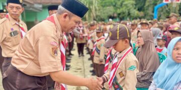 Pelantikan Pramuka Garuda Kwarran Pagedongan Diikuti 469 Peserta, Penuh Haru dan Hikmah