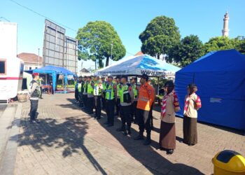 Pramuka Peduli Banjarnegara Turun Langsung Layani Masyarakat dalam Karya Bakti Lebaran 2026