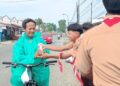 Merawat Kebersamaan di Bulan Suci, Pramuka SMK HKTI 2 Purwareja Klampok Berbagi Kepada Masyarakat Sekitar