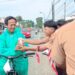 Merawat Kebersamaan di Bulan Suci, Pramuka SMK HKTI 2 Purwareja Klampok Berbagi Kepada Masyarakat Sekitar