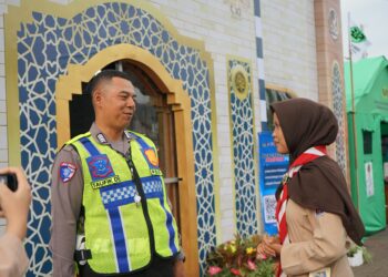 Polisi Banjarnegara Apresiasi Aksi Pramuka Peduli Banjarnegara di Karya Bakti Lebaran 2026