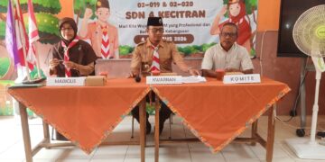 Sekolah, Orang Tua, dan Pramuka Sepakat Perkuat Pendidikan Karakter di SDN 4 Kecitran.