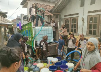 Saat Air Menjadi Harapan, Pramuka Pagentan Bergerak