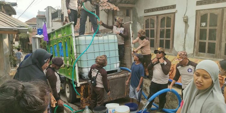 Saat Air Menjadi Harapan, Pramuka Pagentan Bergerak